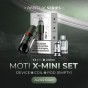 MOTI X Mini 1 set (เครื่อง+Coil+Pod เปล่า) และหัวน้ำยา MOTI X Pod 2 หัว (เลือกกลิ่นได้)